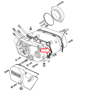 Dihtung bloka srednji Tomos CTX80 E90