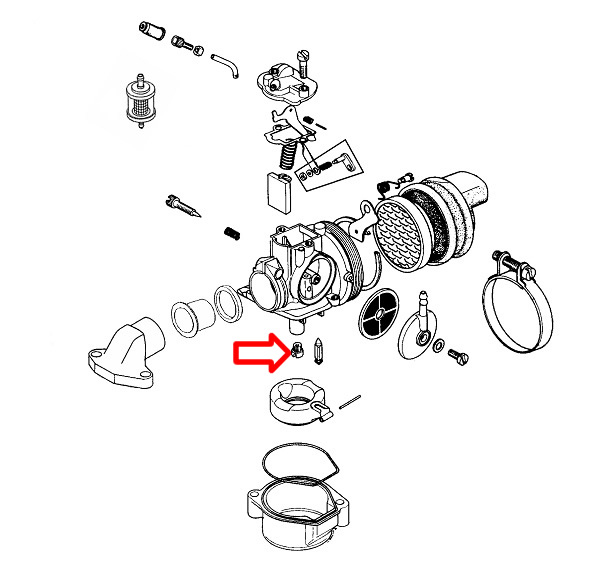 Dizna Tomos Dellorto fi 0,75 mm