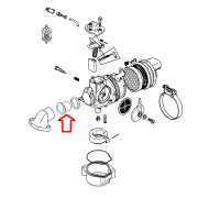 Čaura u usisu karburatora Tomos Dellorto 14-12P fi 17,9x21x10,4 mm or