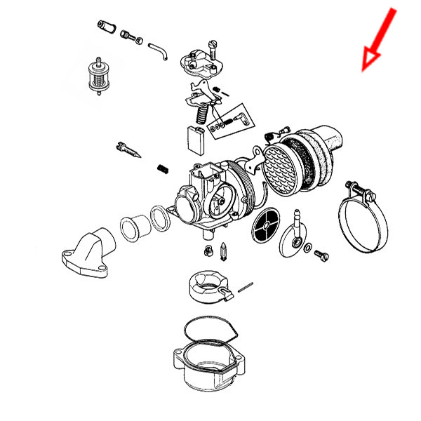 Karburator Tomos A3 A35 A5 Dellorto SHA 14-12P or