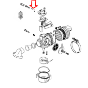 Krivina poklopca Dellorto karburatora Tomos kraća