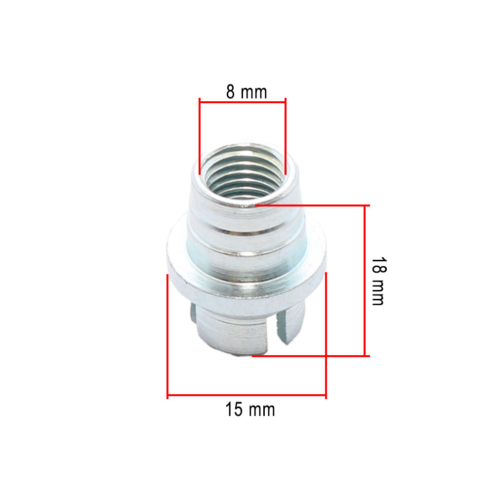 Matica kvačila krunasta Tomos APN M8x1 mm