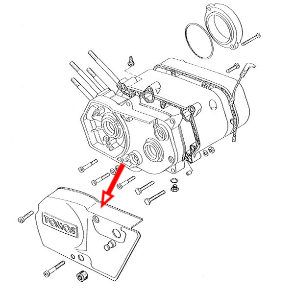 Dekla magneta Tomos APN novi tip PVC or