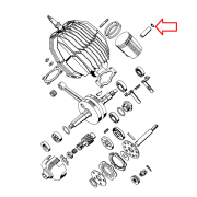 Osigurač klipa fi 12 mm Tomos