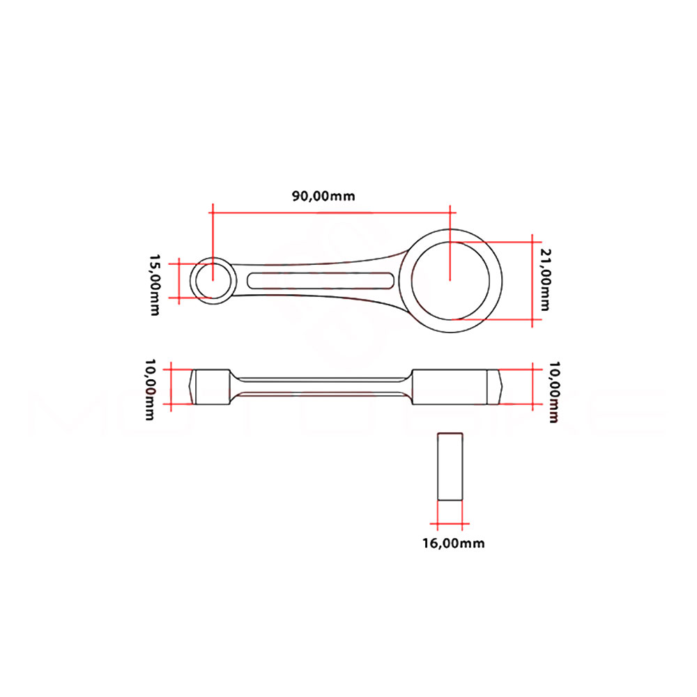 Klipnjača Tomos fi 12 mm VINI