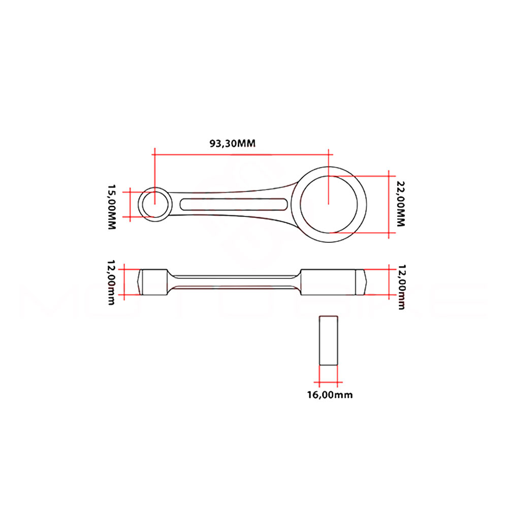 Klipnjača DMB fi 12 mm