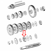 Ležaj 20x42x12 mm 6004 SKF