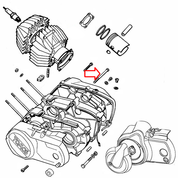 Šraf inbus M6x65 mm nikl.