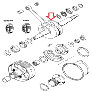 Radilica Tomos A3 fi 10 mm or