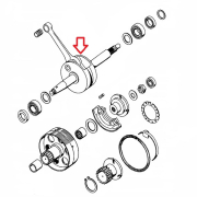 Radilica Tomos A35 A5 fi 12 mm