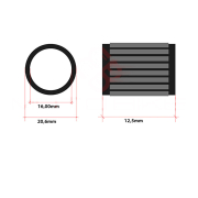 Igličasti ležaj 16x20,6x12,5 mm Tomos A3 A35 A5 kurble bez semeringa INA