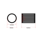 Igličasti ležaj 16x20,6x14 mm Tomos A3 A35 A5 kurble sa semeringom Torington
