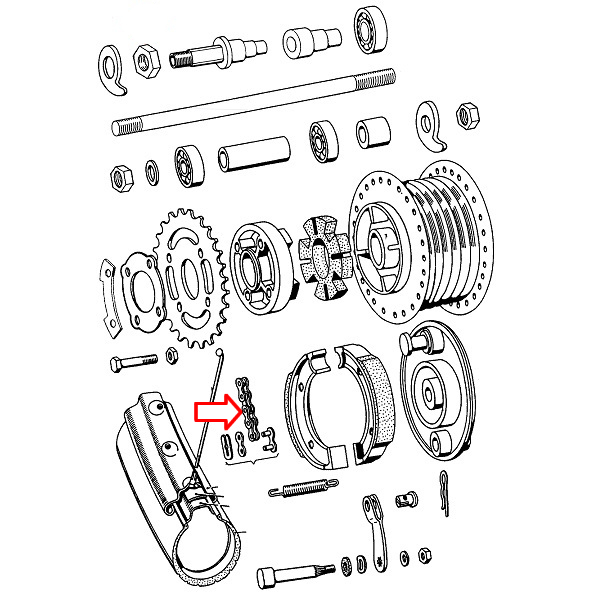 Lanac Favorit 415 - 118 linkova CTX80