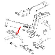 Blatobran prednji pvc APN6 st.tip Tomos