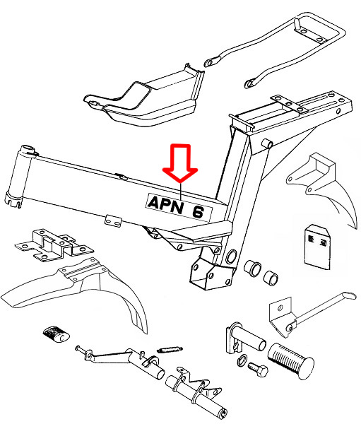 Nalepnice Tomos APN4