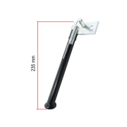 Nogara bočna Tomos A3 A35 APN6 okrugla crna