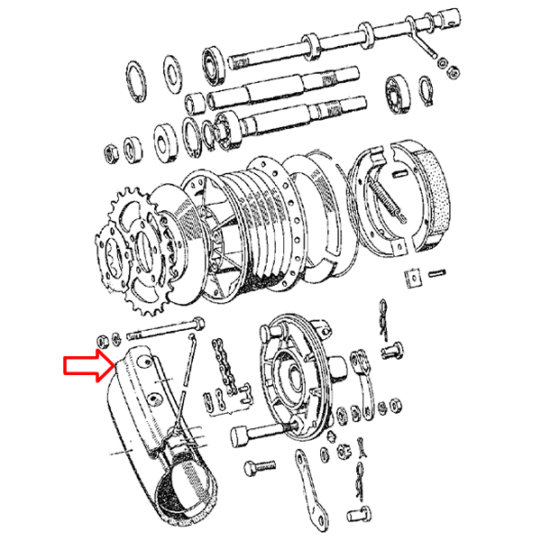 Felna Tomos T12 19"x45 mm rupe fi 6,35mm