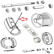 Žbice Tomos APN 18" set 3,5x180 mm