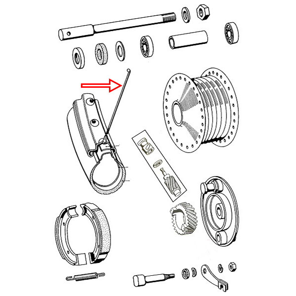 Žbice Tomos APN 17" set 3,5x170 mm