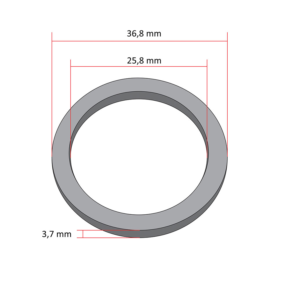 Dihtung auspuha prsten (25,8x36,8x3,7)  Athena