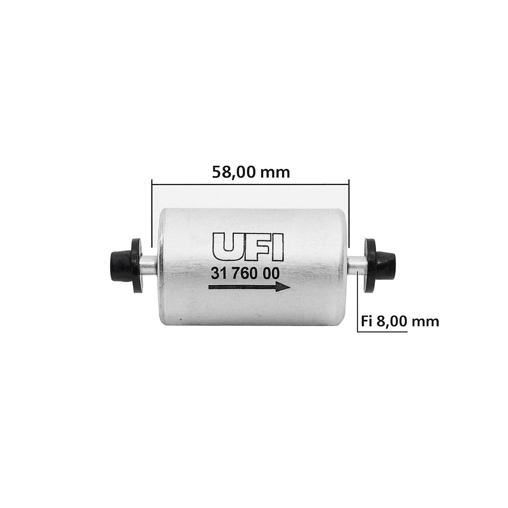 Filter goriva univerzalni za skutere i motocikle UFI 3176000