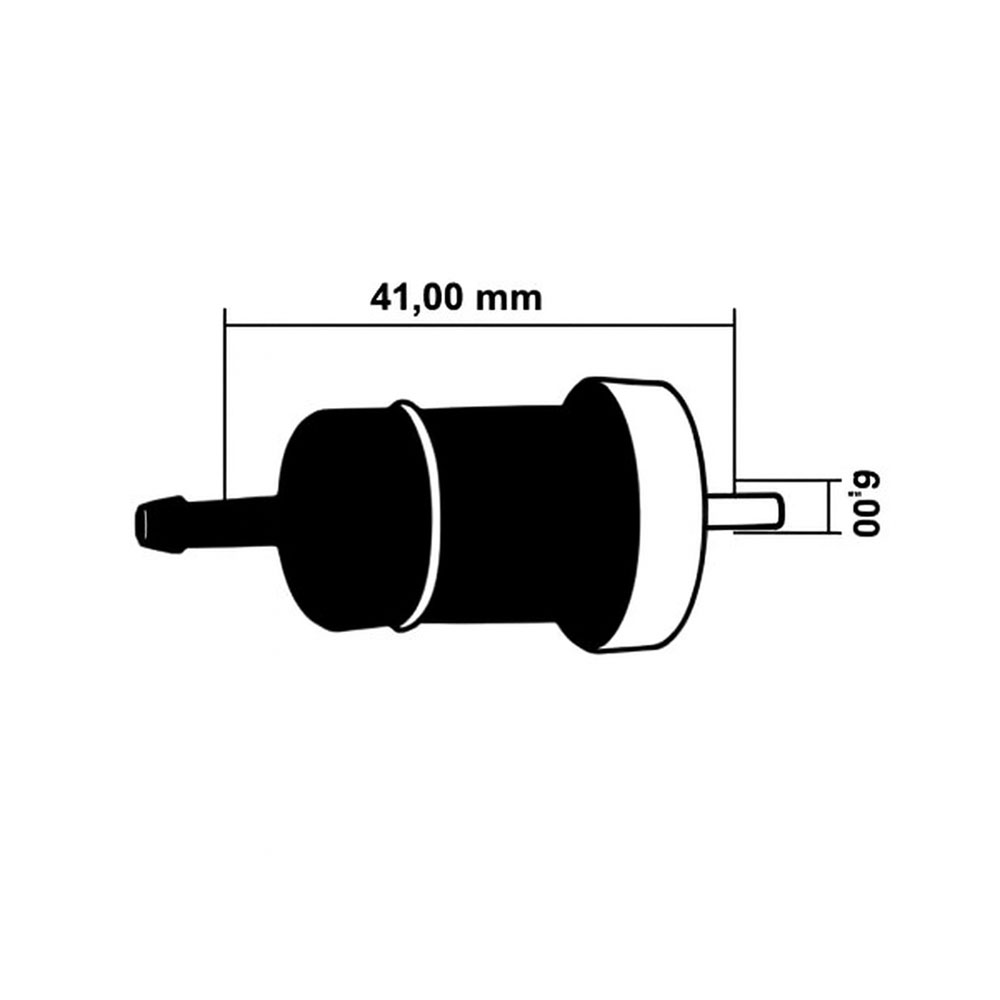 Filter goriva Kymco Agility RMS 6 mm