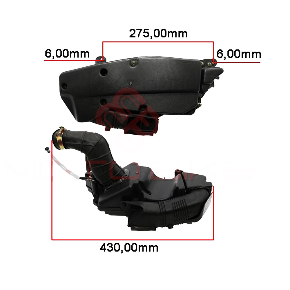 Kutija filtera vazduha Kineski skuter GY6 125/150cc 4T China