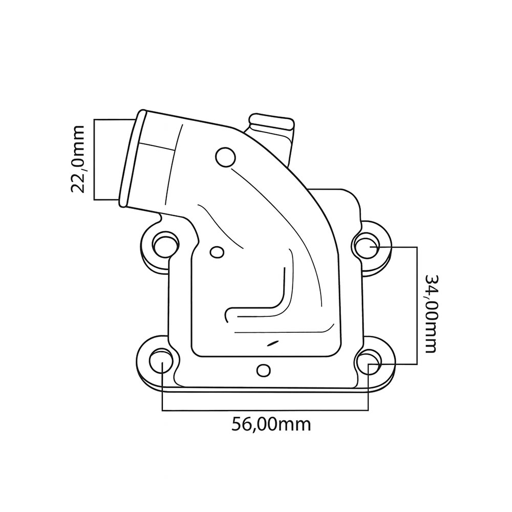 Grlo karburatora Minarelli vertikalni 50cc 2T