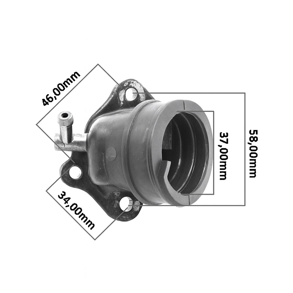 Grlo karburatora Piaggio X9 125-200CC 484748 - 840689 TNT