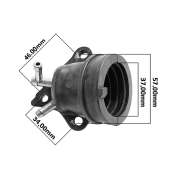 Grlo karburatora Piaggio X8 125-200 840949 - AP8575043 RMS