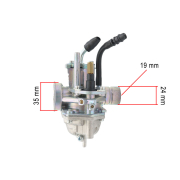 Karburator Kineski skuter Mikuni tip 19mm 50cc 2T ručni saug