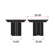 Membrana karburatora Piaggio 4T 50cc Rms