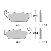 Disk pločice KYOTO S1190 ( SEMI SINTER )