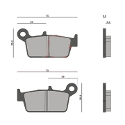Disk pločice Malossi Peugeot SV Geo 50.Kymco Sniper.K12 prednje
