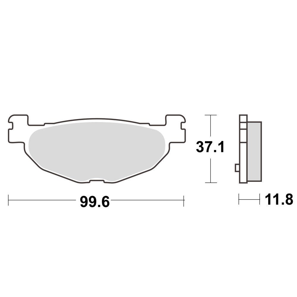 Disk pločice TRW MCB768SRM ( MAXI - SCOOTER SINTER )