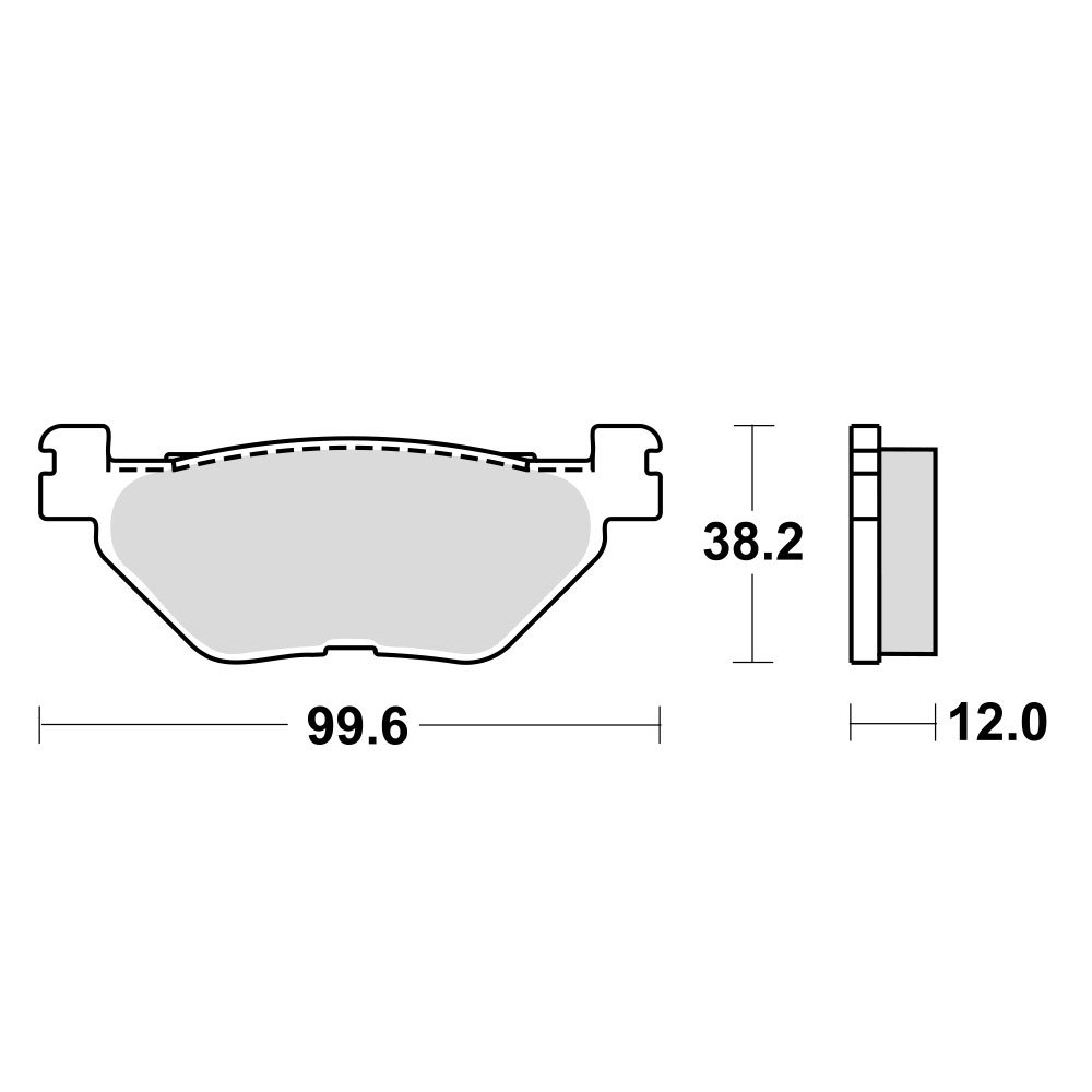 Disk pločice TRW MCB722SRM ( MAXI - SCOOTER SINTER )