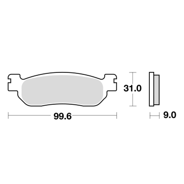 Disk pločice za motocikle TRW MCB699SRM ( MAXI - SCOOTER SINTER )