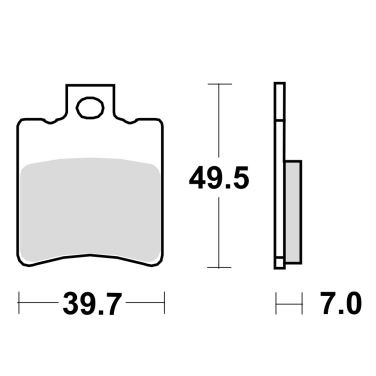 Disk pločice za motocikle TRW MCB696EC ( ORGANIC )