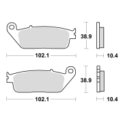 Disk pločice za motocikleTRW MCB631SRM ( MAXI - SCOOTER SINTER )