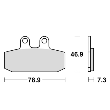 Disk pločice TRW MCB557SRM ( MAXI - SCOOTER SINTER )