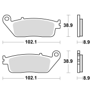 Disk pločice TRW MCB764SRM ( MAXI - SCOOTER SINTER )