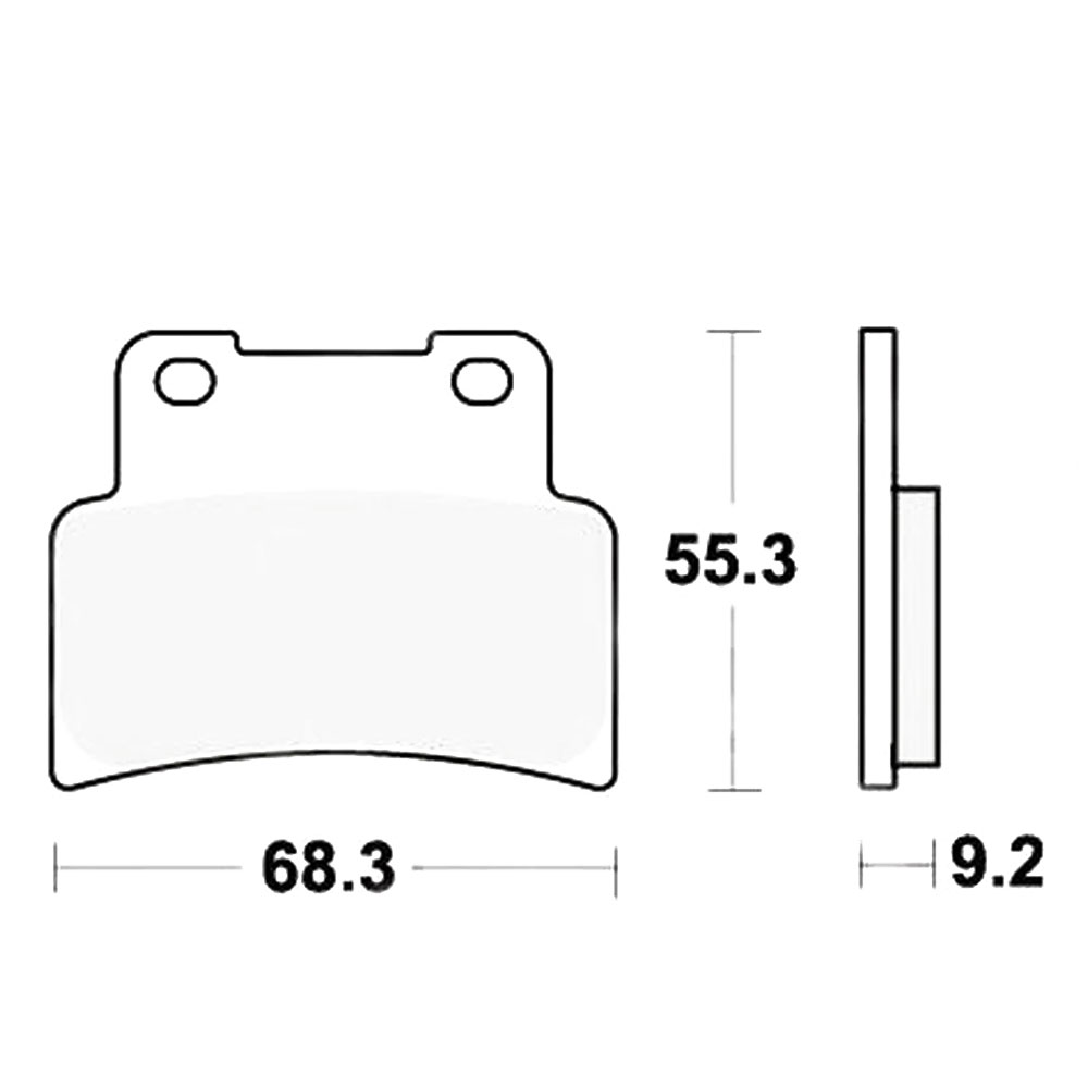 Disk pločice TRW MCB847SRM ( MAXI - SCOOTER SINTER )