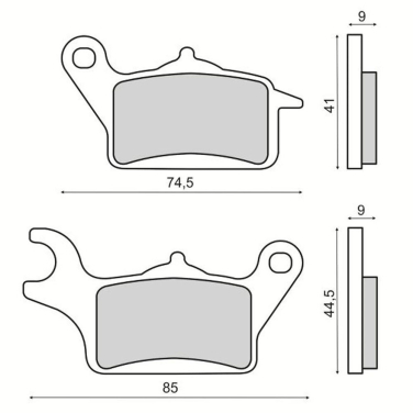 Disk pločice RMS Yamaha Tricity 125cc