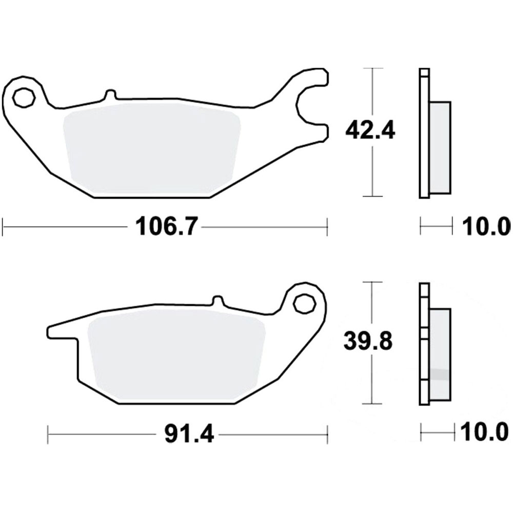 Disk pločice za motocikle TRW MCB883 ( ORGANIC )