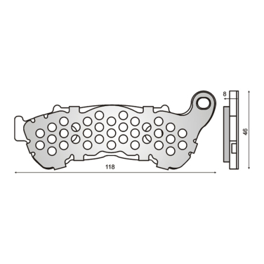 Disk pločice Honda SH 300 prednje  RMS