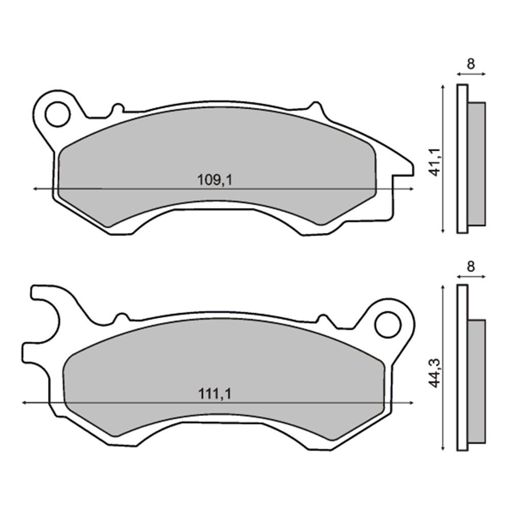 Disk pločice Honda PCX 125/150 prednje 10- RMS