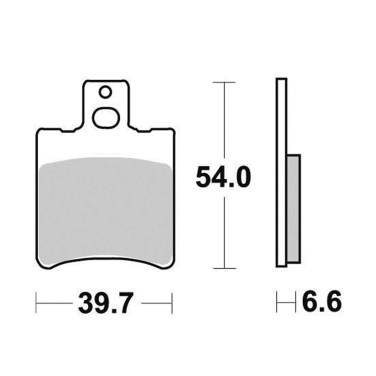 Disk pločice PERFTEC R90 S1064R ( SEMI SINTER )