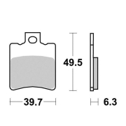 Disk pločice PERFTEC R90 S1065R ( SEMI SINTER )