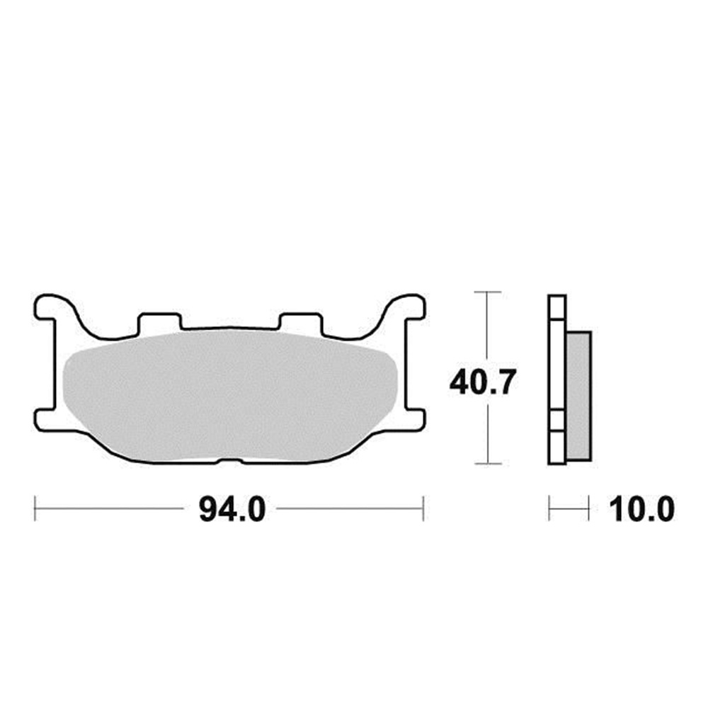 Disk pločice PERFTEC R90 S1109R ( SEMI SINTER )