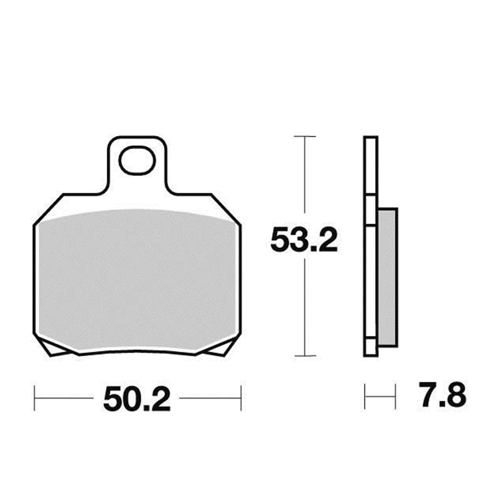 Disk pločice PERFTEC R90 S1110R ( SEMI SINTER )